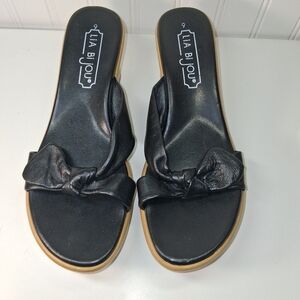 Black Women's Sandals Sz 9 New
